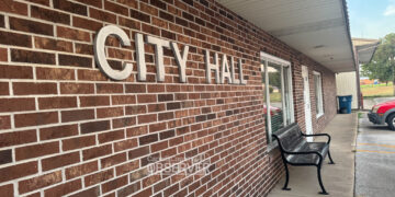 Exterior view of Atwood City Hall in Carroll County, Tennessee. Local government offices featured in community news coverage. Photo by Jesse Joseph/Carroll County Observer
