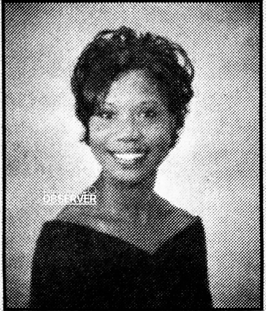 Senior yearbook-style photo of Lakeshia Yarbrough as a Huntingdon High School graduate in 2002, now named Murray State University Assistant Professor of Nursing. Carroll County News.