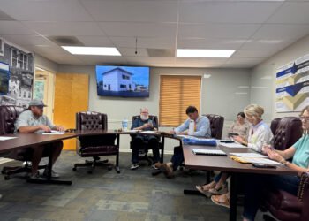 Huntingdon Special School District board meeting, August 20, 2025, with discussion of enrollment growth and facility upgrades, Huntingdon, Tennessee. Photo by Jesse Joseph/Carroll County Observer
