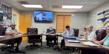 Huntingdon Special School District board meeting, August 20, 2025, with discussion of enrollment growth and facility upgrades, Huntingdon, Tennessee. Photo by Jesse Joseph/Carroll County Observer