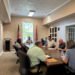 Huntingdon Town Council members seated around the table during their August 26, 2025 meeting in Huntingdon, Tennessee, discussing issues including property tax rates, sewer billing, and beer ordinance changes. Photo by Jesse Joseph/ Carroll County Observer