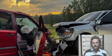 One Arrested in Head-On Collision on Hwy 219