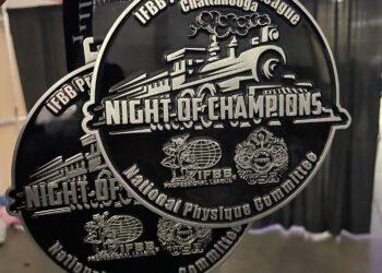 Chad Barnhart Medals in Bodybuilding Contest