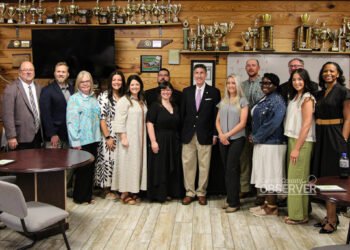 Leadership Carroll County Class of 2026 posing with U.S. Rep. David Kustoff at the Carroll County Shooting Sports Park.
