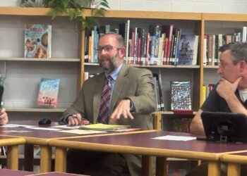 McKenzie schools Director Justin Barden discusses $120K sales tax loss at April 2026 board meeting