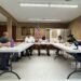 Members of the Atwood Board of Mayor and Aldermen seated at tables during a special-called meeting at Atwood City Hall.