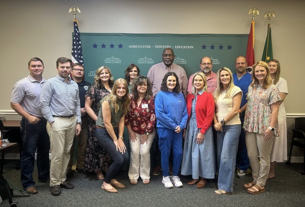 Group photo of Carroll County Chamber of Commerce Leadership Carroll County class for 2026