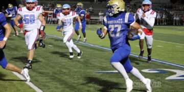 Mustangs Cruise Past Gibson County 54-0 on Senior Night