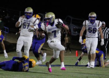 Mustangs Trample Panthers 56-7